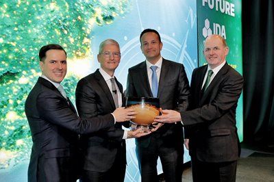 Apple’s 40 year contribution to Ireland celebrated at IDA Ireland inaugural award event